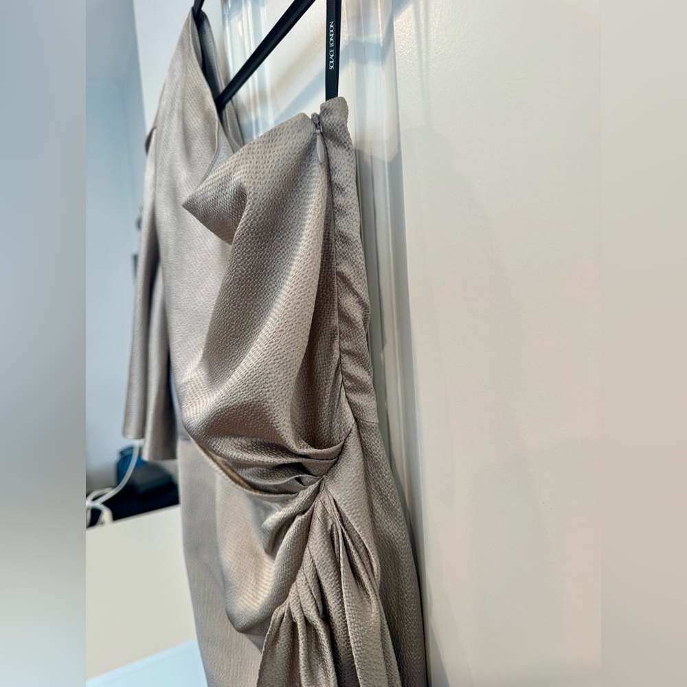 Solace London The Marcie Mini Dress in Pewter - Picture 6 of 10